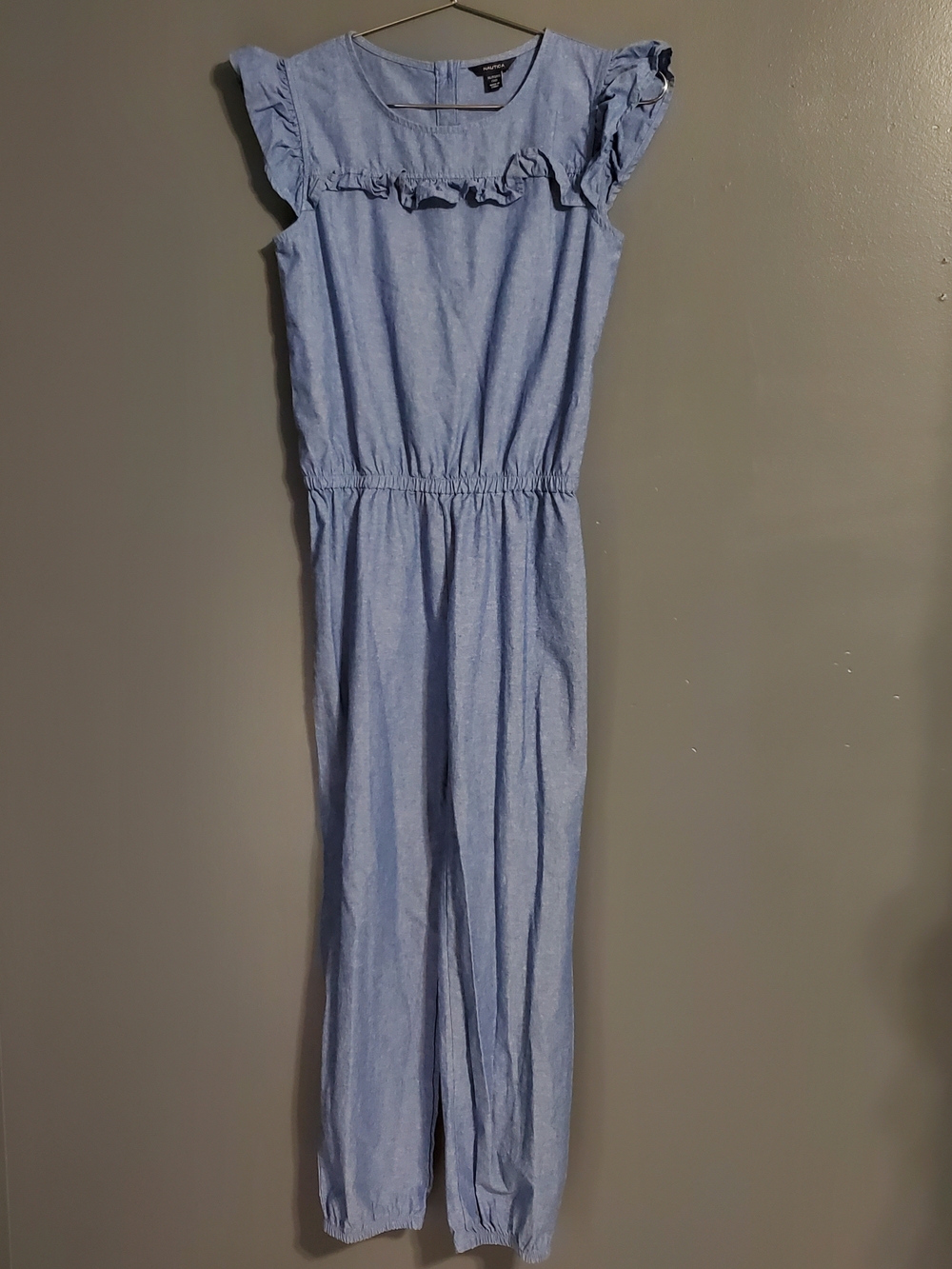Nautica Chambray Romper Girl's Size 16